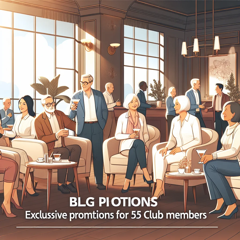 Exclusive promotions for 55 Club members