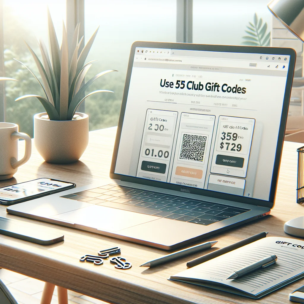 How to use 55 Club gift codes
